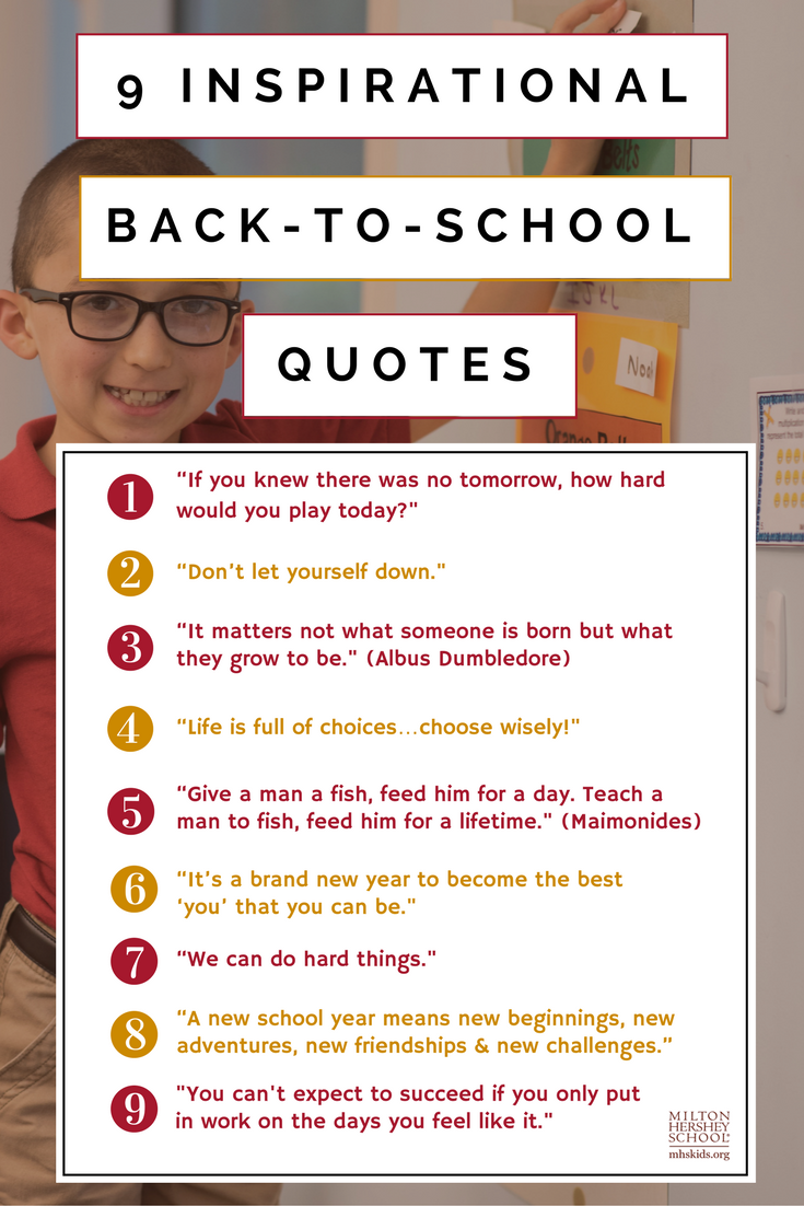 9 Back to School Mottos That Motivate Students And Teachers Milton 