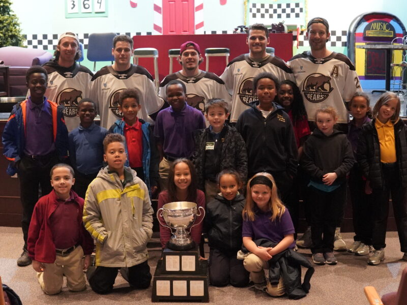 Hershey Bears visiting Elementary students to teach valuable lessons