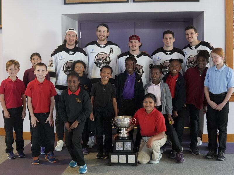 Hershey Bears visiting Elementary students to teach valuable lessons