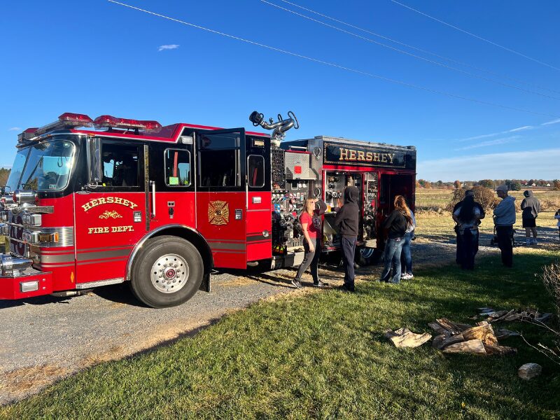 fire truck at fall frolic